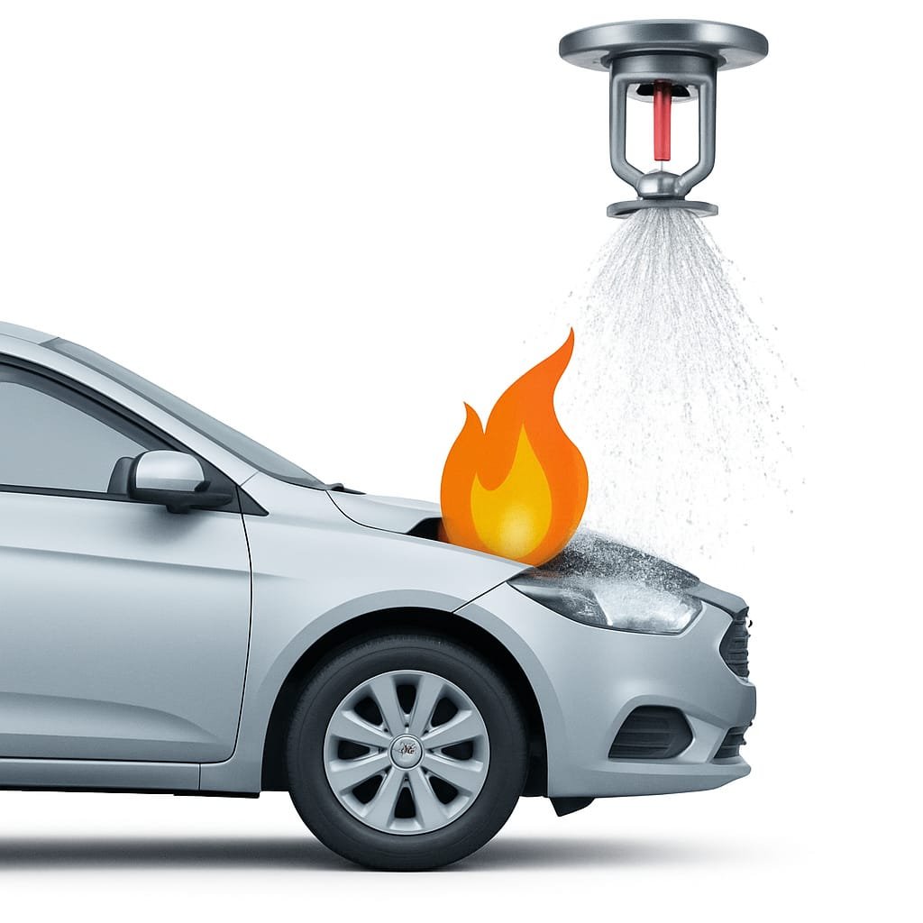 Vehicle fire suppression